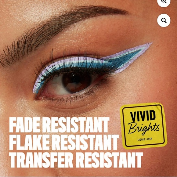 4 NYX Professional Makeup Vivid Bright Matte Liquid Eyeliners - Picture 5 of 13